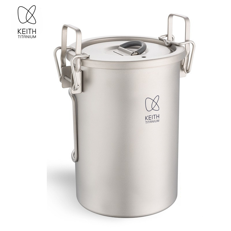 Camping Cooking Pot - Olla para Arroz KEITH de Titanio