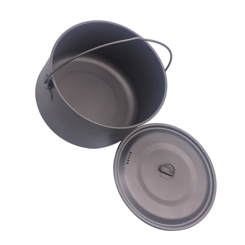 Camping Cooking Pot Set - Juego de utensilios de cocina de
