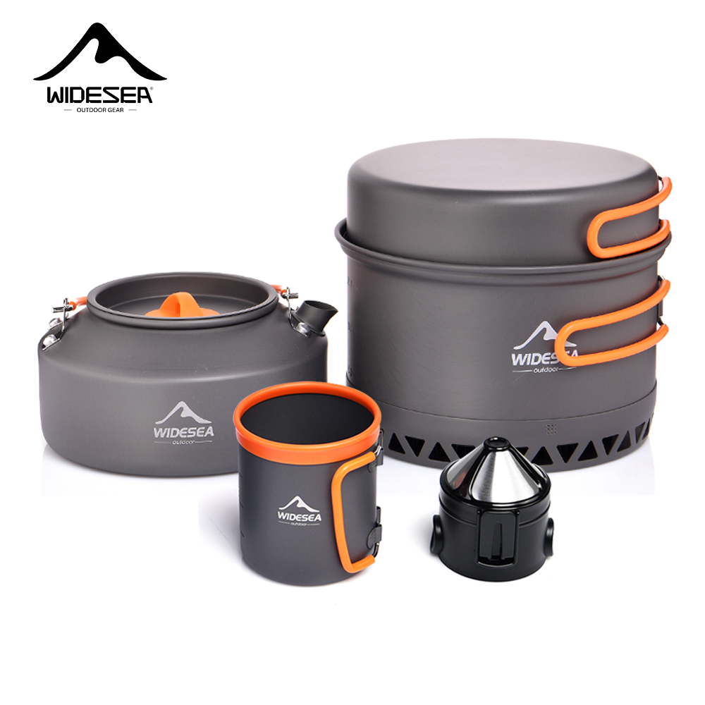 Camping Cooking Sets - Vajilla para acampar, juego de utensilios