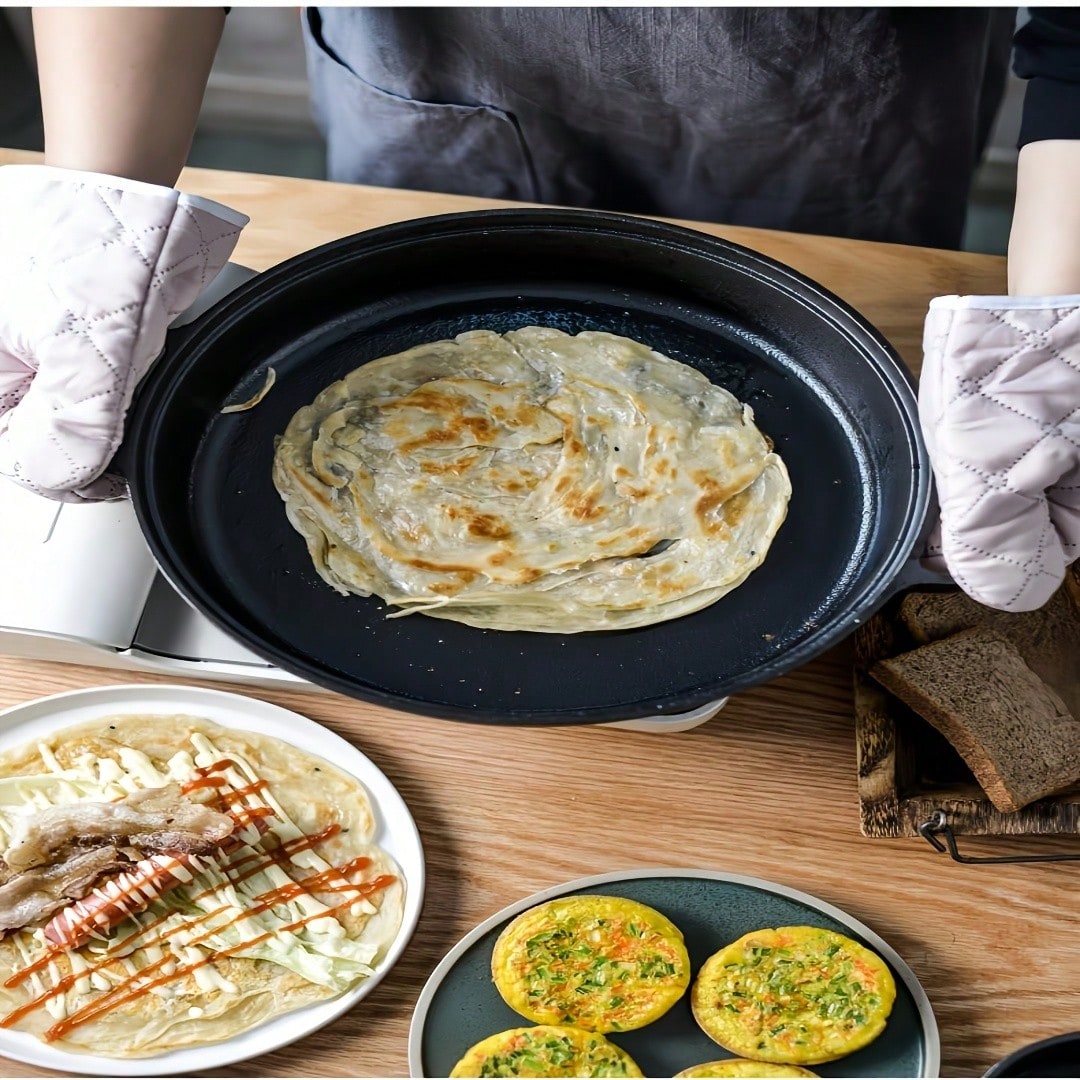 Skillet Cast Iron Camp - Juego de sartenes de hierro fundido