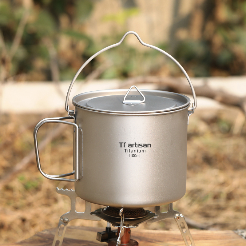 Camping Cooking Pot Set - Tiartisan - Juego de ollas de