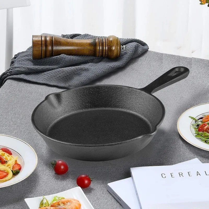 Skillet Cast Iron Camp - Sartén para acampar en interiores y