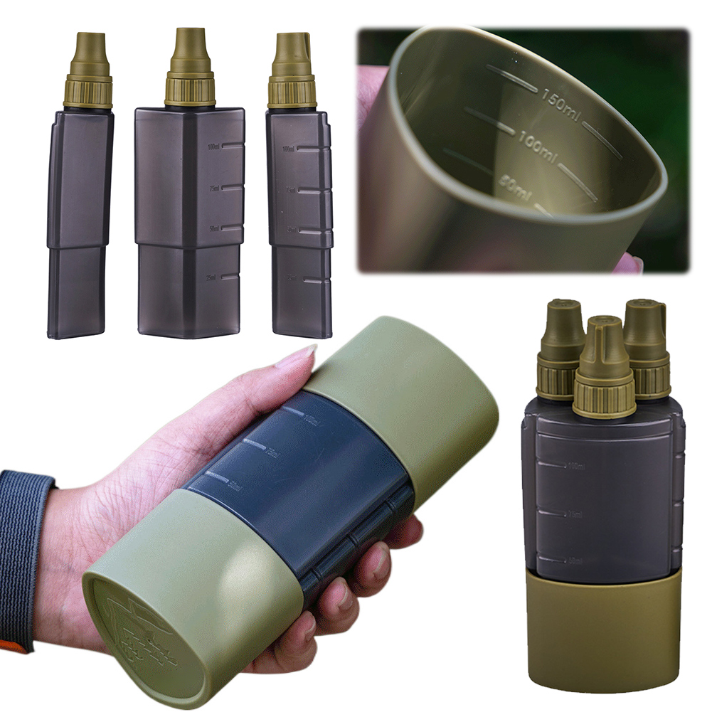 Camping Outdoor Cooking Equipment - Dispensador de condimentos 3 en 1