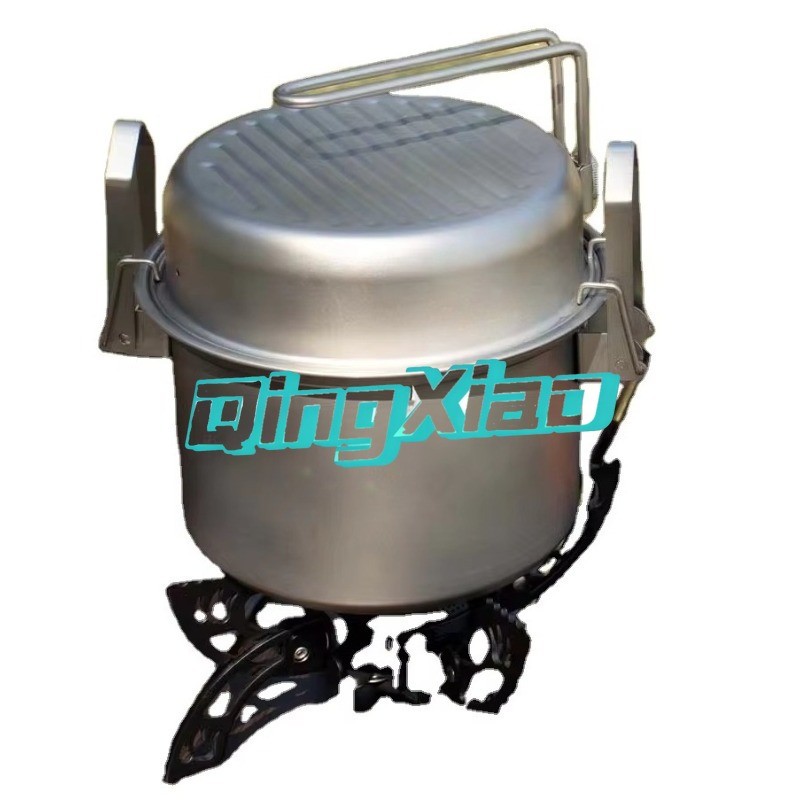 Camping Cooking Pot - Olla Multifuncional de Acero Inoxidable 304