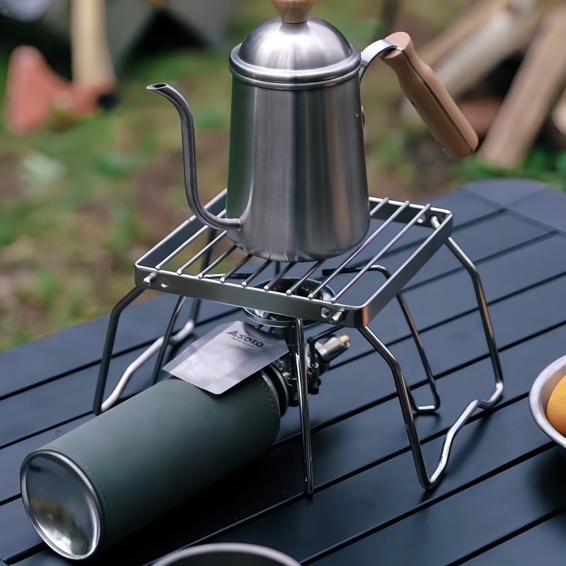 Camping Cooking Fire Stove - Soporte Plegable de Acero Inoxidable SSUNTAK