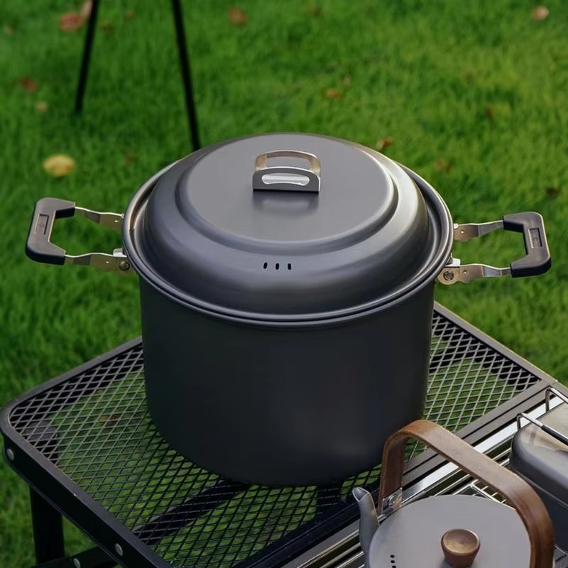 Camping Cooking Set Large - Juego de utensilios de cocina de