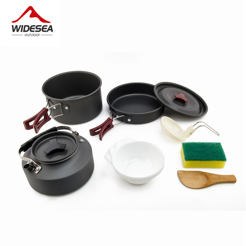 Camping Cooking Set Large - Widesea-Juego de utensilios de cocina para