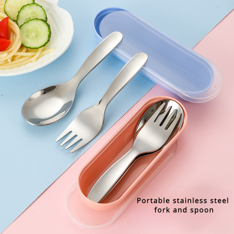 Camping Cooking Cutlery Set - Juego de cubiertos portátiles de acero