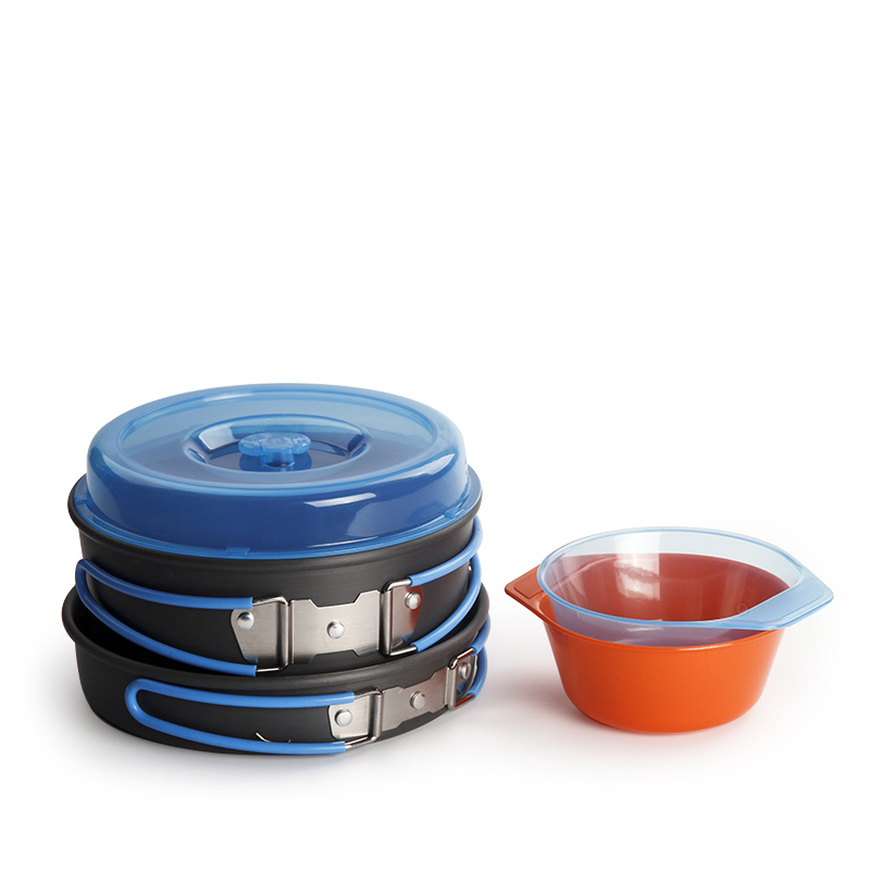 Camping Cooking Pot Set - Utensilios de cocina para acampar, olla