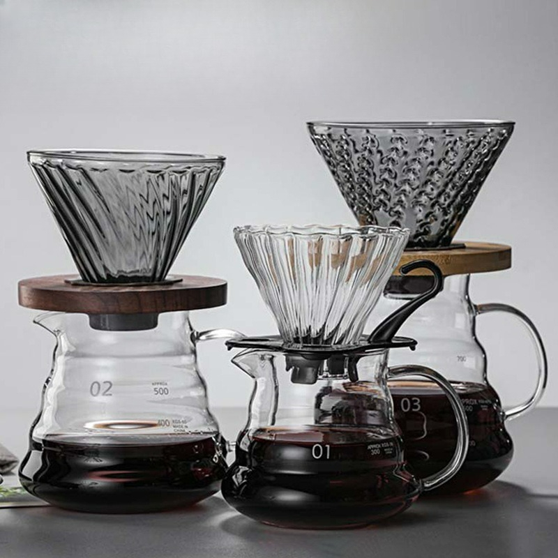 Camping Cooking Sets - Juego de cafetera de vidrio de