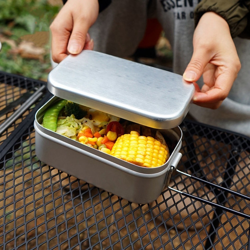 Vajilla ultraligera para acamp - Camping Cooking Sets reseña y precio