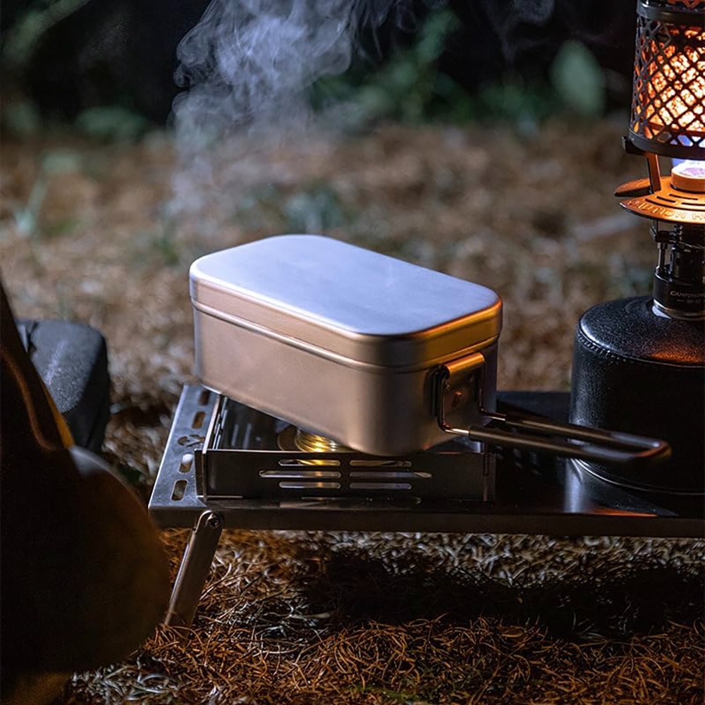 Vajilla ultraligera para acamp - Camping Cooking Sets reseña y precio