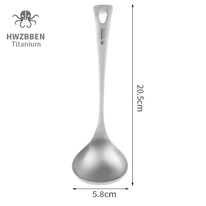 HWZBBEN-cucharas de sopa de ti - Camping Cooking Hardware reseña y precio