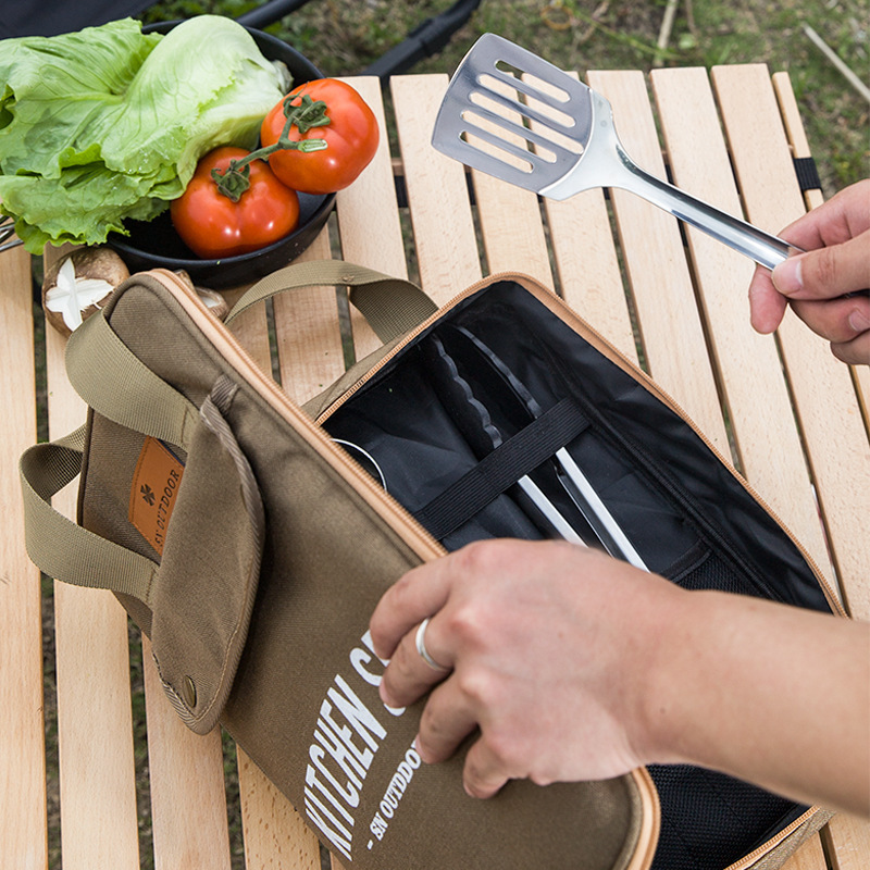 Juego de Utensilios de Cocina  - Camping Outdoor Cooking Equipment reseña y precio