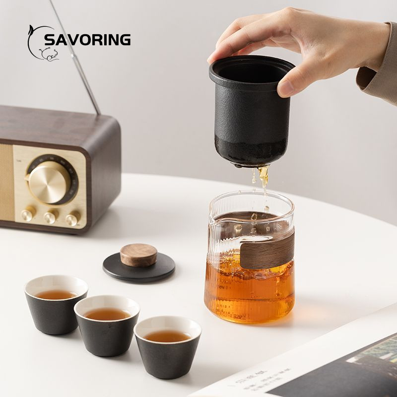 Juego de té de cerámica chino  - Camping Cooking Sets reseña y precio