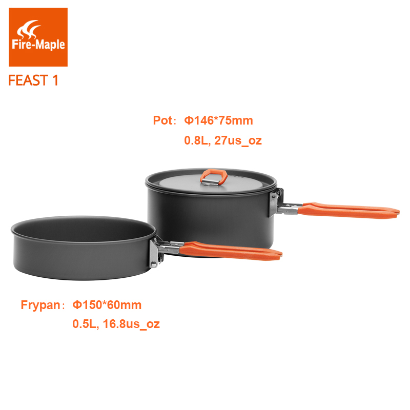 Fire Maple Feast 1-utensilios  - Camping Cooking Pot Set reseña y precio