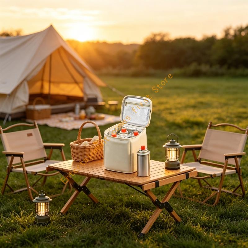 Estuche almacenamiento para bo - Camping Cooking Gas Canister reseña y precio