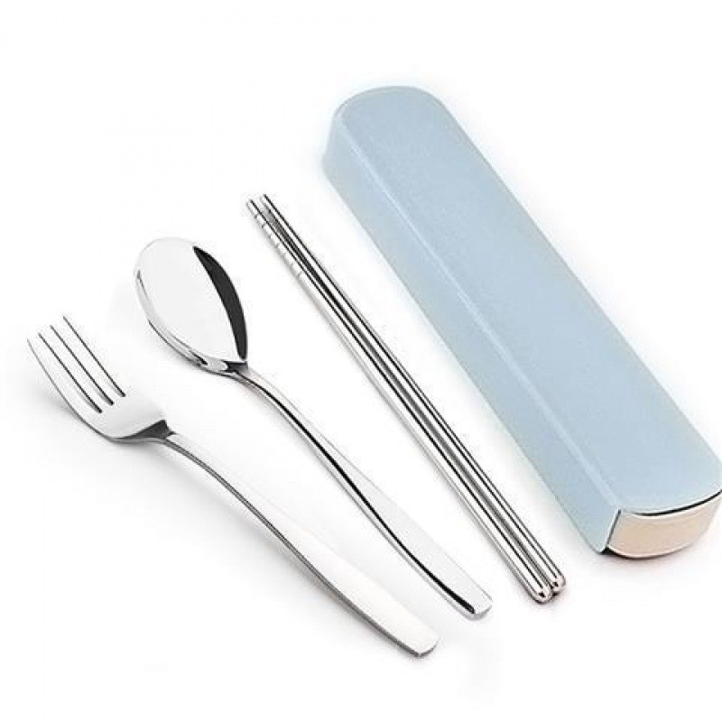 Juego de 4 palillos de acero i - Camping Cooking Cutlery Set reseña y precio