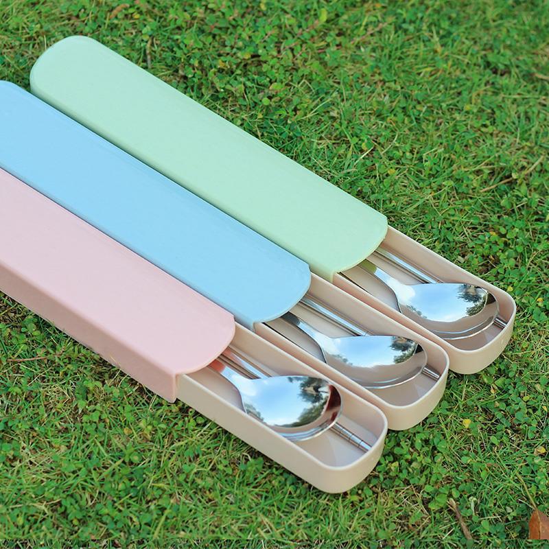 Juego de 4 palillos de acero i - Camping Cooking Cutlery Set reseña y precio