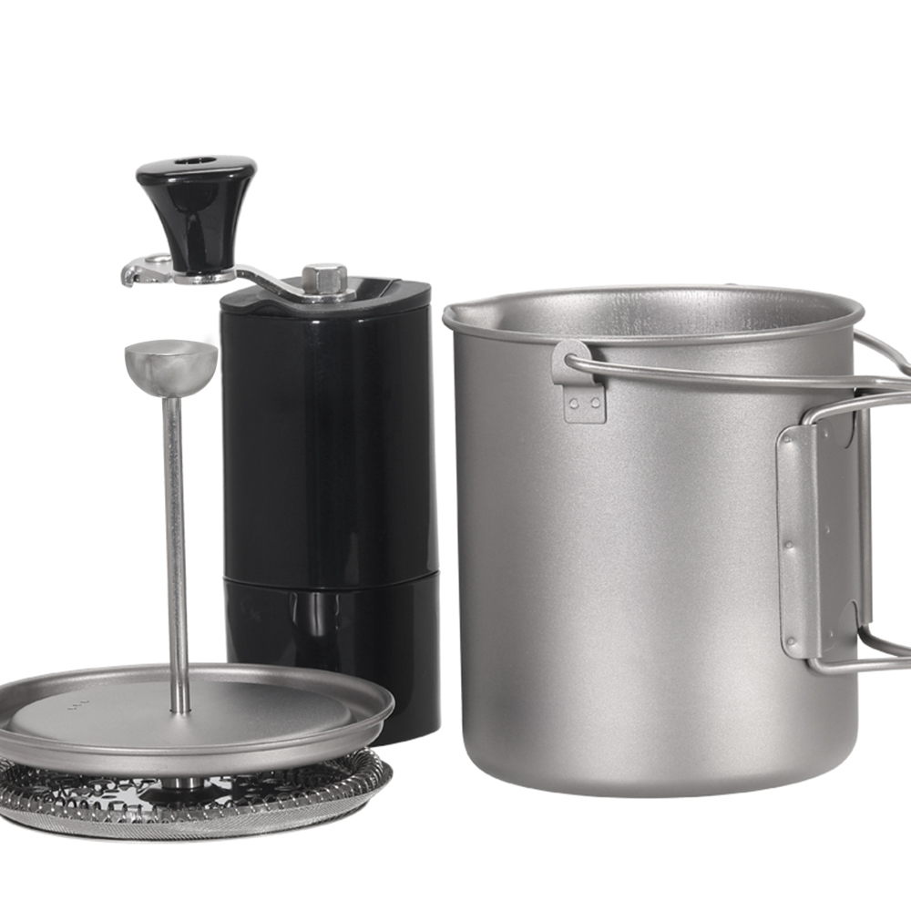 Lixada-taza de café de titanio - Camping Cooking Hardware reseña y precio