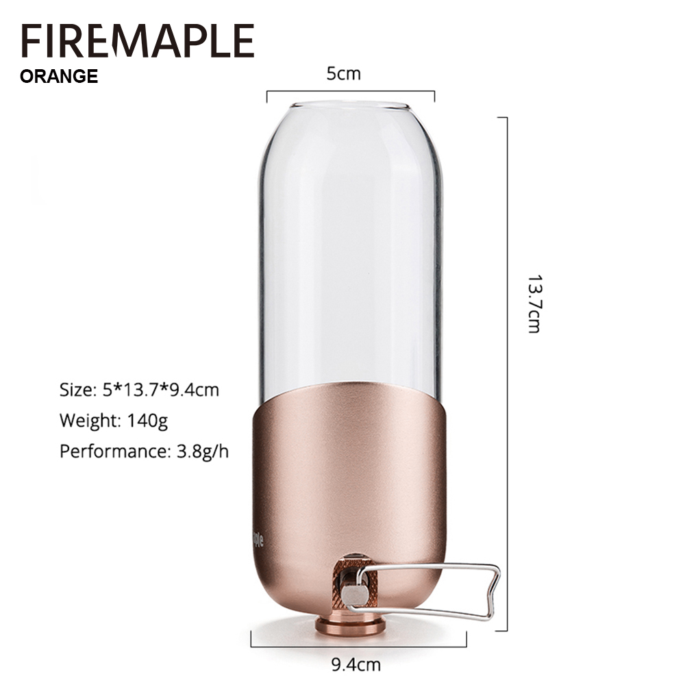 Linterna de Gas naranja de arc - Camping Cooking Fuel reseña y precio