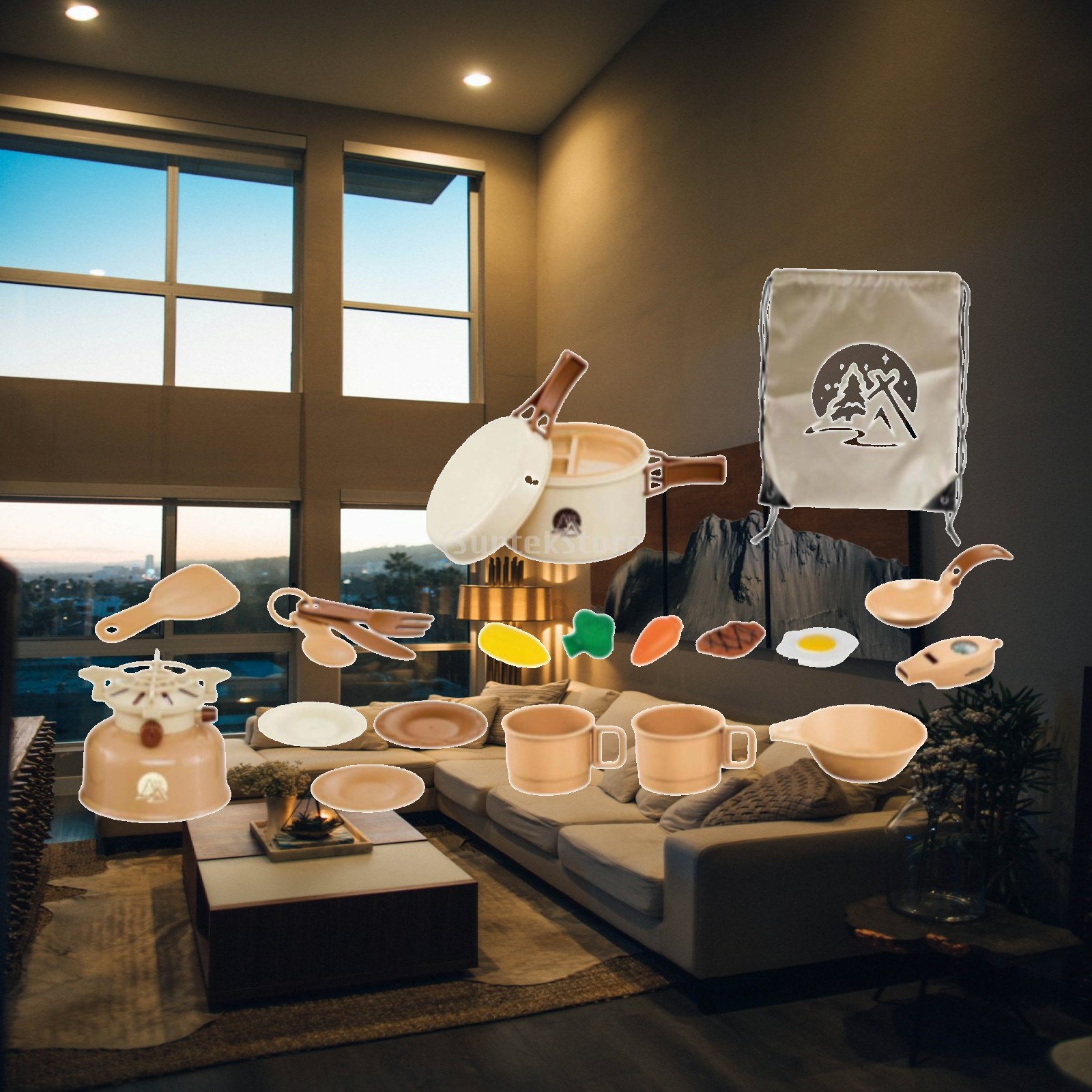 Juego de cocina para acampar p - Camping Cooking With Kids reseña y precio