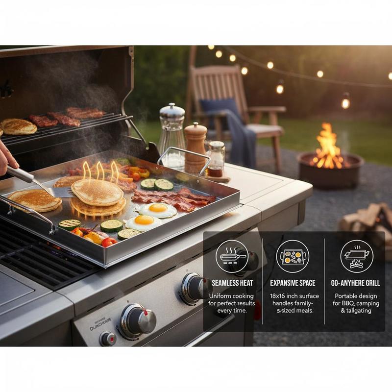 Plancha universal de superfici - Camping Outdoor Cooking Equipment reseña y precio