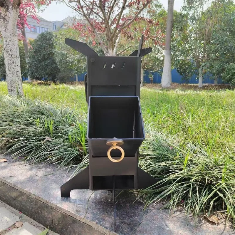 Estufa de Leña Plegable Integr - Camping Cooking Fire Stove reseña y precio
