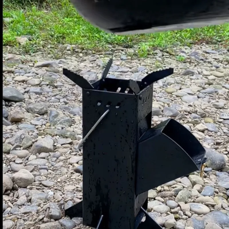 Estufa de Leña Plegable Integr - Camping Cooking Fire Stove reseña y precio
