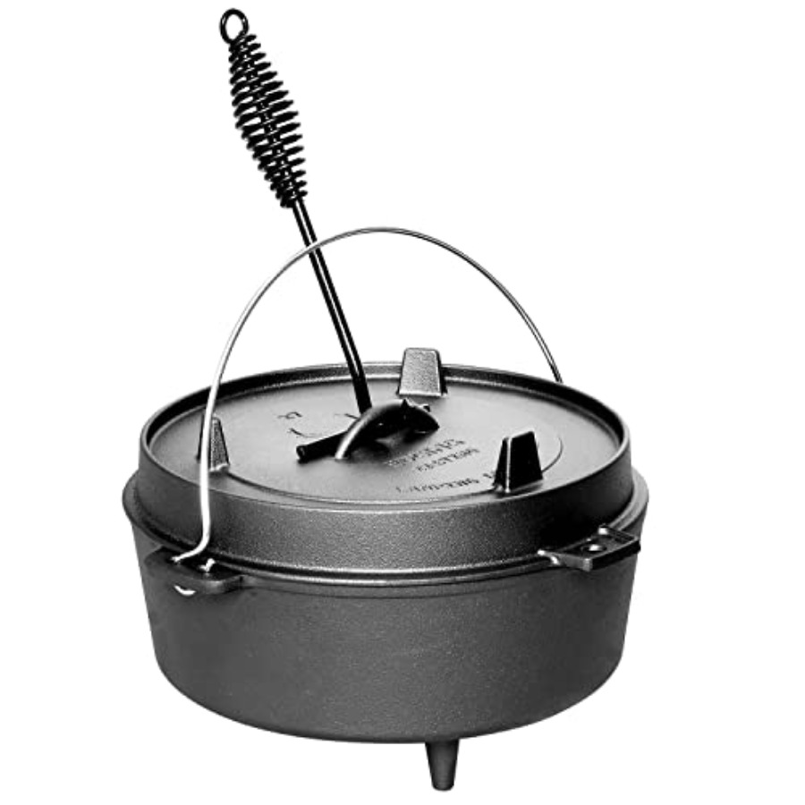 Olla de hierro fundido precura - Skillet Cast Iron Camp reseña y precio