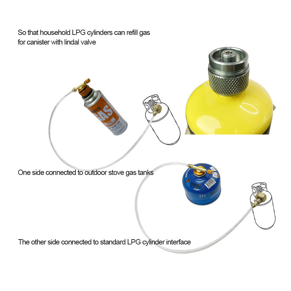 Adaptador de recarga de Gas pa - Camping Cooking Fuel reseña y precio
