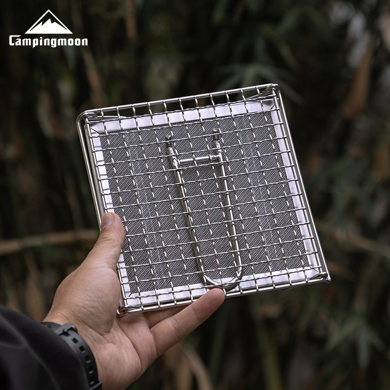 CAMPINGMOON Rejilla Plegable d - Camping Cooking Fuel reseña y precio