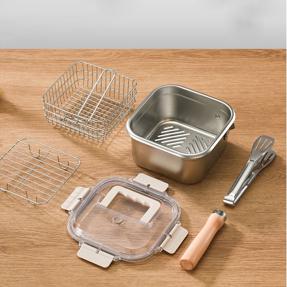 Sartén portátil de acero inoxi - Camping Cooking Hardware reseña y precio