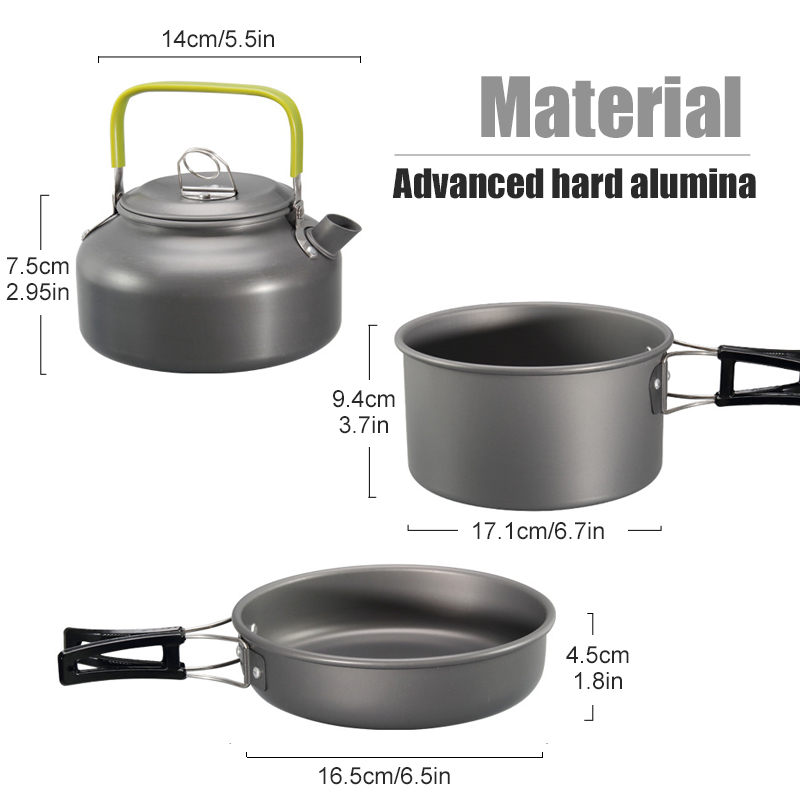 WESTTUNE-Kit de utensilios de  - Camping Cooking Sets reseña y precio