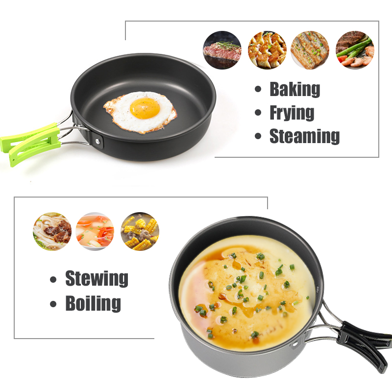 WESTTUNE-Kit de utensilios de  - Camping Cooking Sets reseña y precio