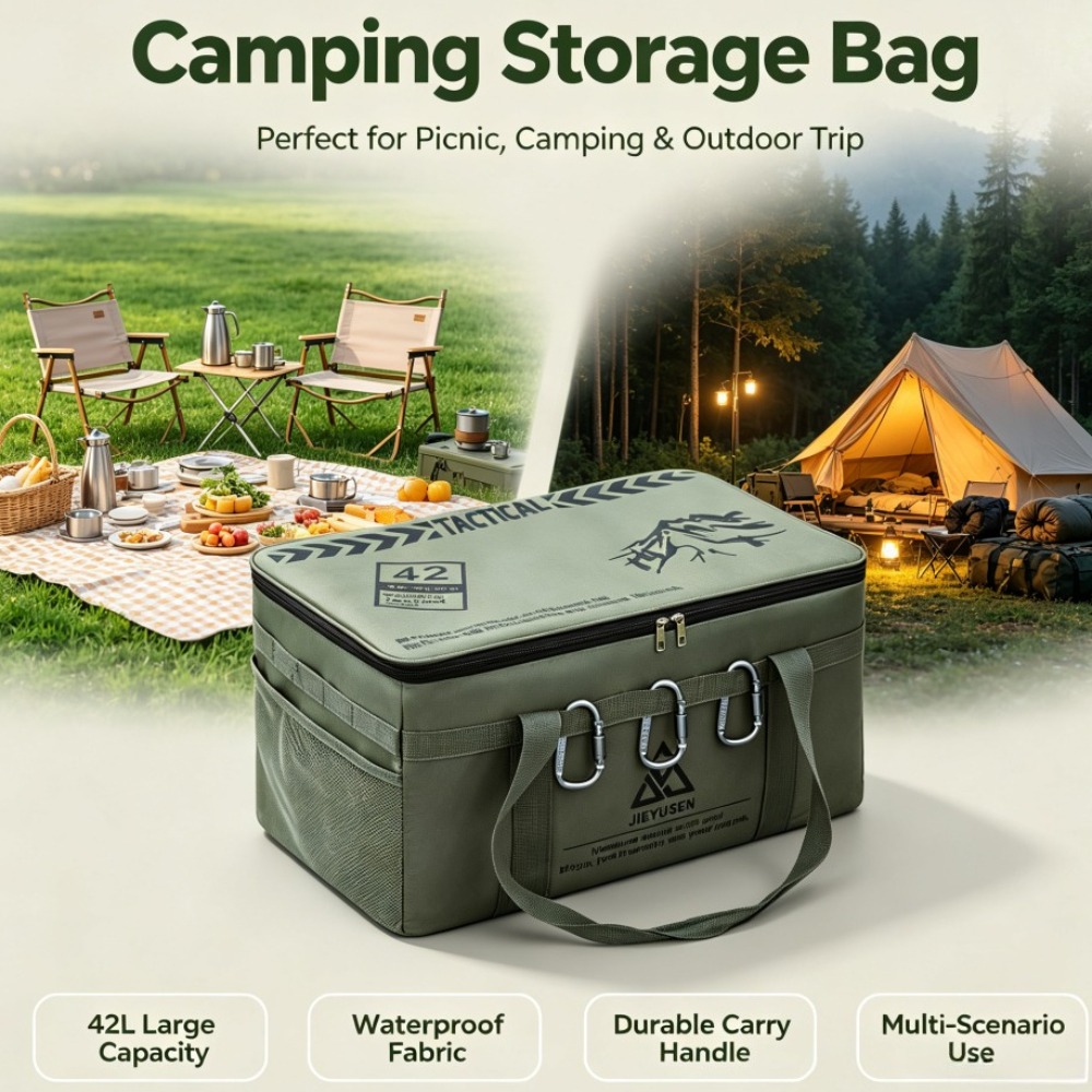 Caja de Almacenamiento Plegabl - Camping Outdoor Cooking Equipment reseña y precio