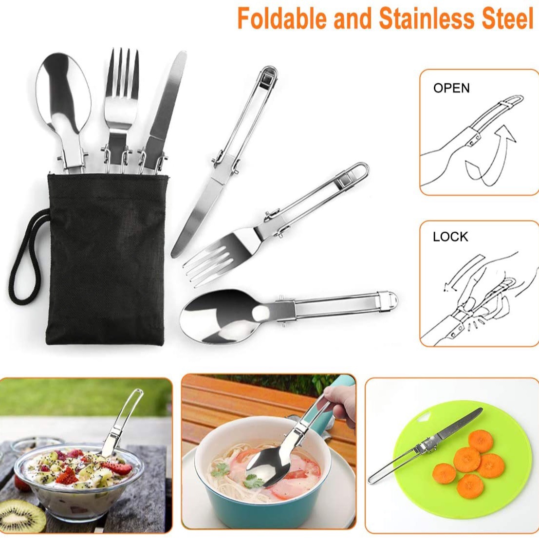 Juego Completo de Cocina para  - Camping Cooking Pot Set reseña y precio