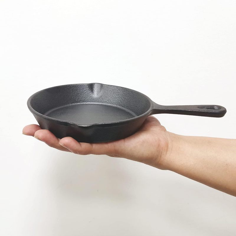 Sartén de hierro fundido de 6  - Skillet Cast Iron Camp reseña y precio