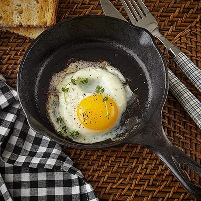 Sartén de hierro fundido de 6  - Skillet Cast Iron Camp reseña y precio