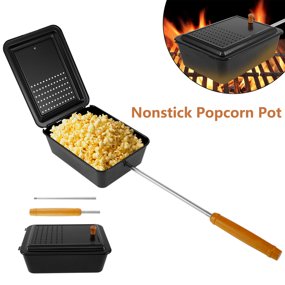 Olla de palomitas de maíz anti - Skillet Cast Iron Camp reseña y precio