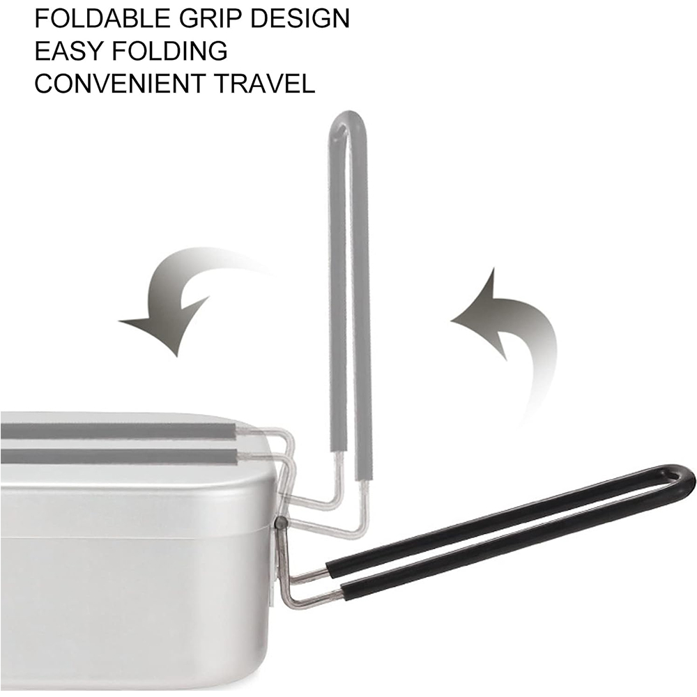 Fiambreras de aluminio de 800M - Camping Cooking Sets reseña y precio