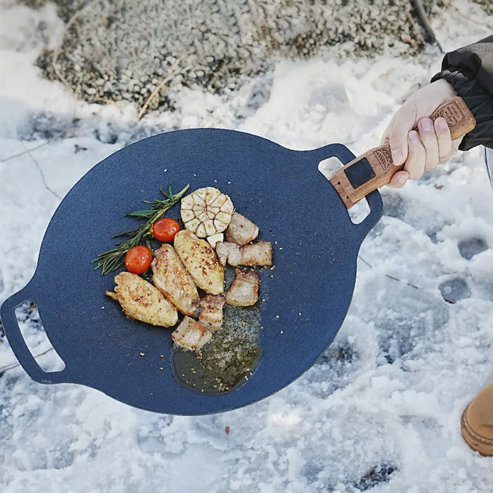 Sartén de madera natural para  - Camping Cooking Sets reseña y precio