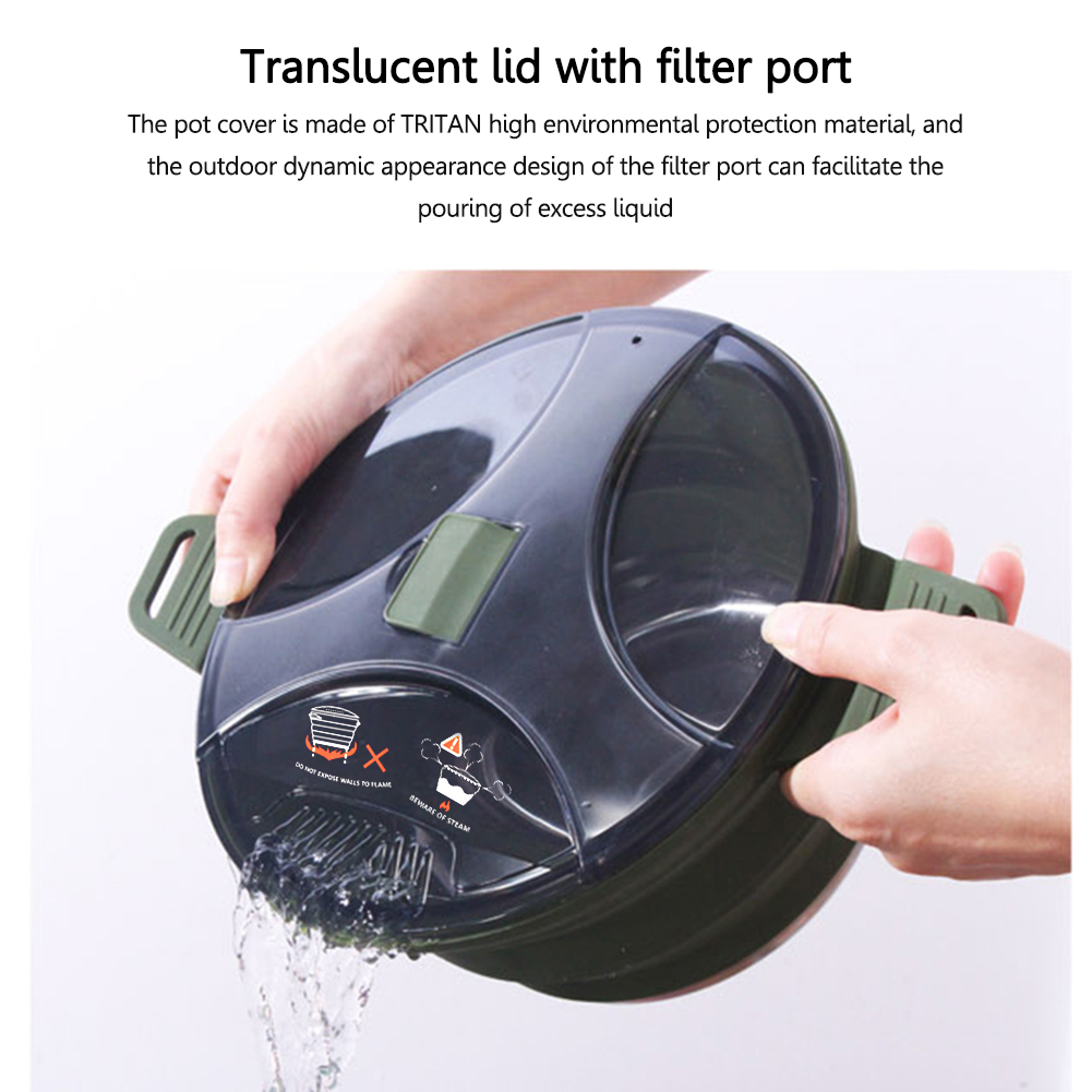 Tetera plegable de silicona de - Camping Cooking Hardware reseña y precio