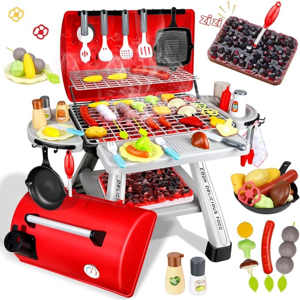 Juego de Juguetes de Barbacoa  - Camping Cooking With Kids reseña y precio