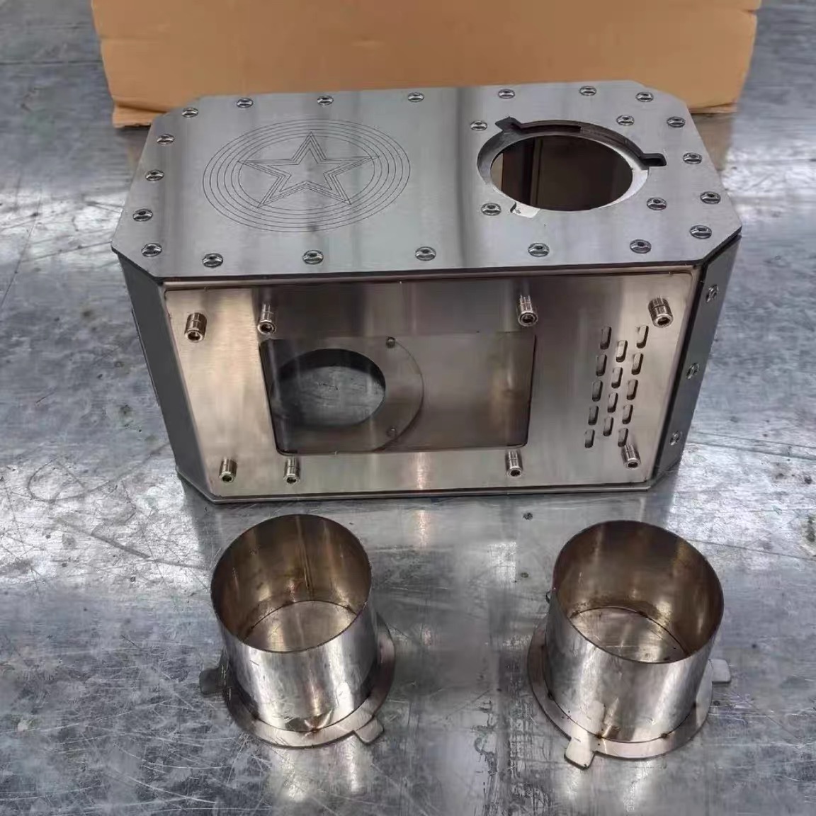 Estufa de leña para acampar, a - Camping Cooking Fire Stove reseña y precio