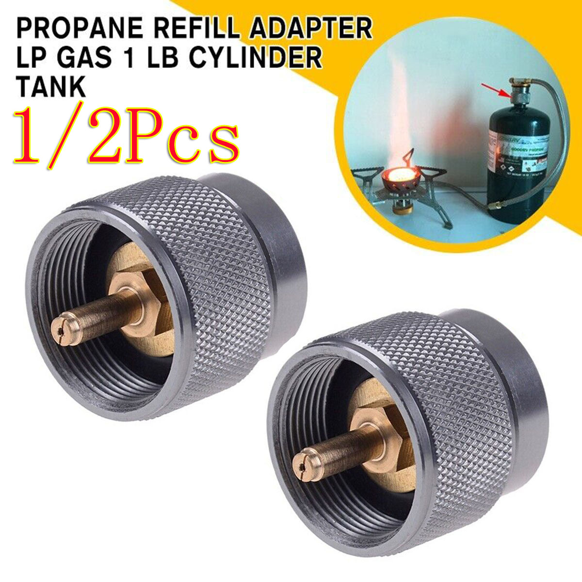 Adaptador de Recarga para Estu - Camping Cooking Gas Canister reseña y precio