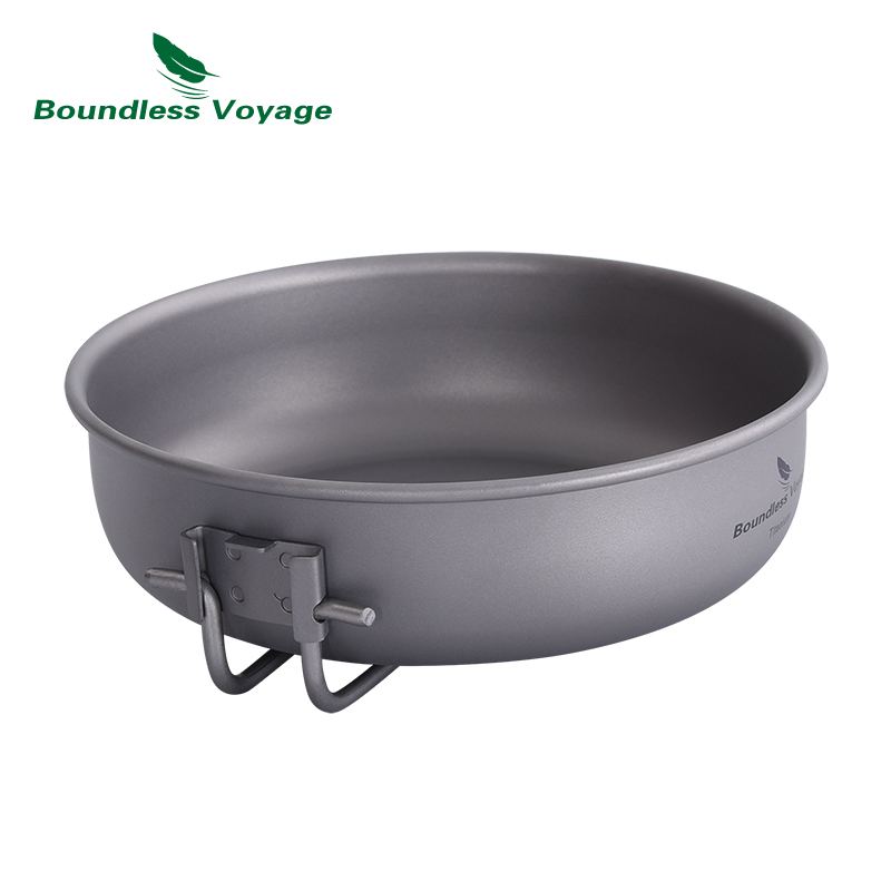 Sartén de titanio ultraligera  - Camping Cooking Sets reseña y precio