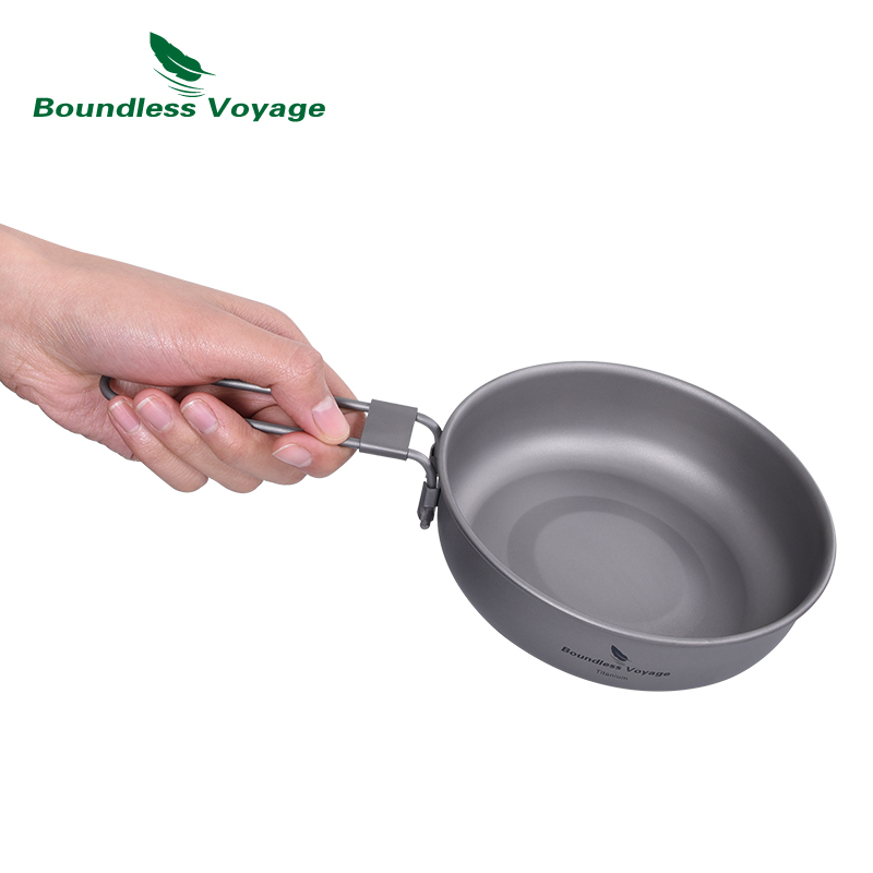 Sartén de titanio ultraligera  - Camping Cooking Sets reseña y precio