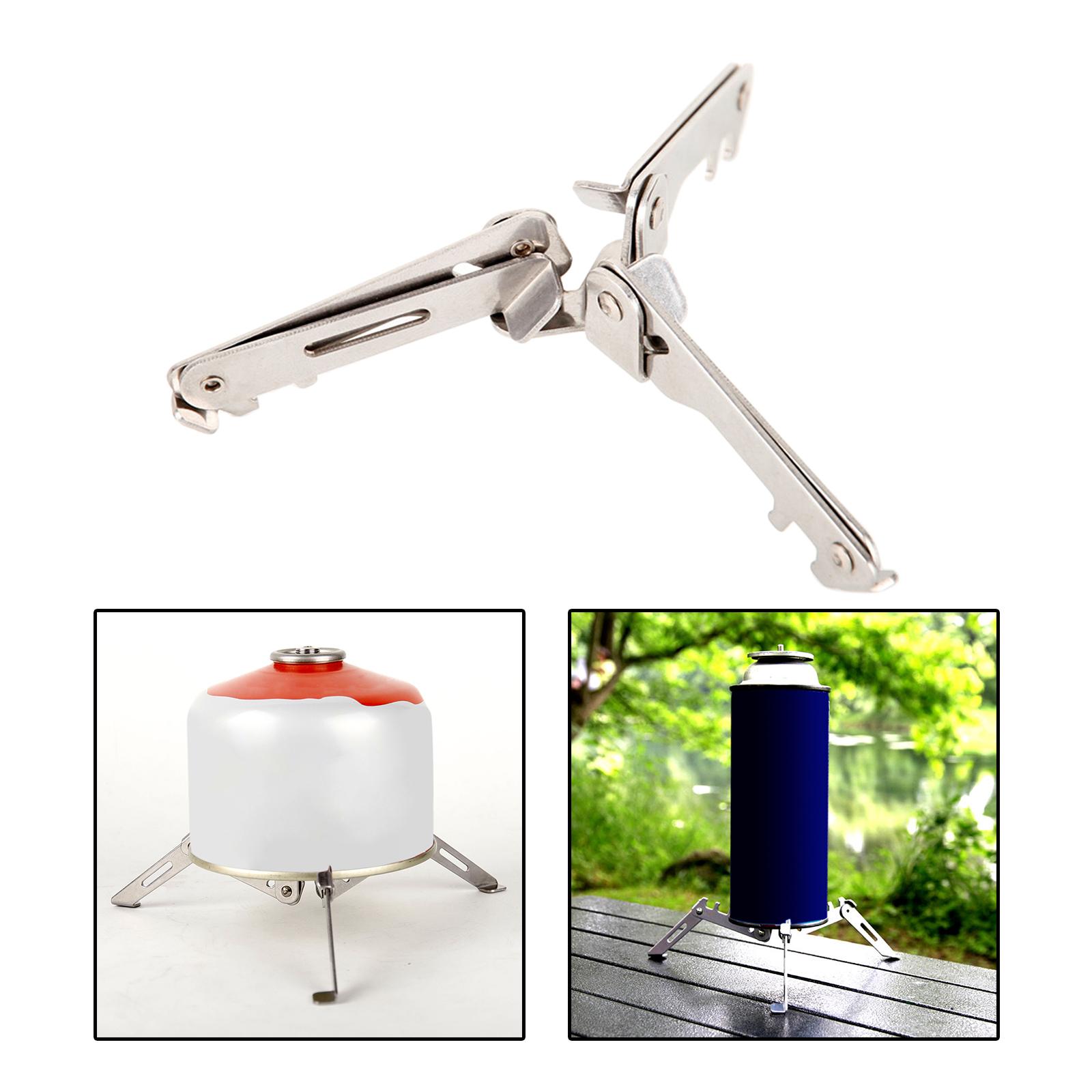 Soporte portátil para bote de  - Camping Cooking Gas Canister reseña y precio