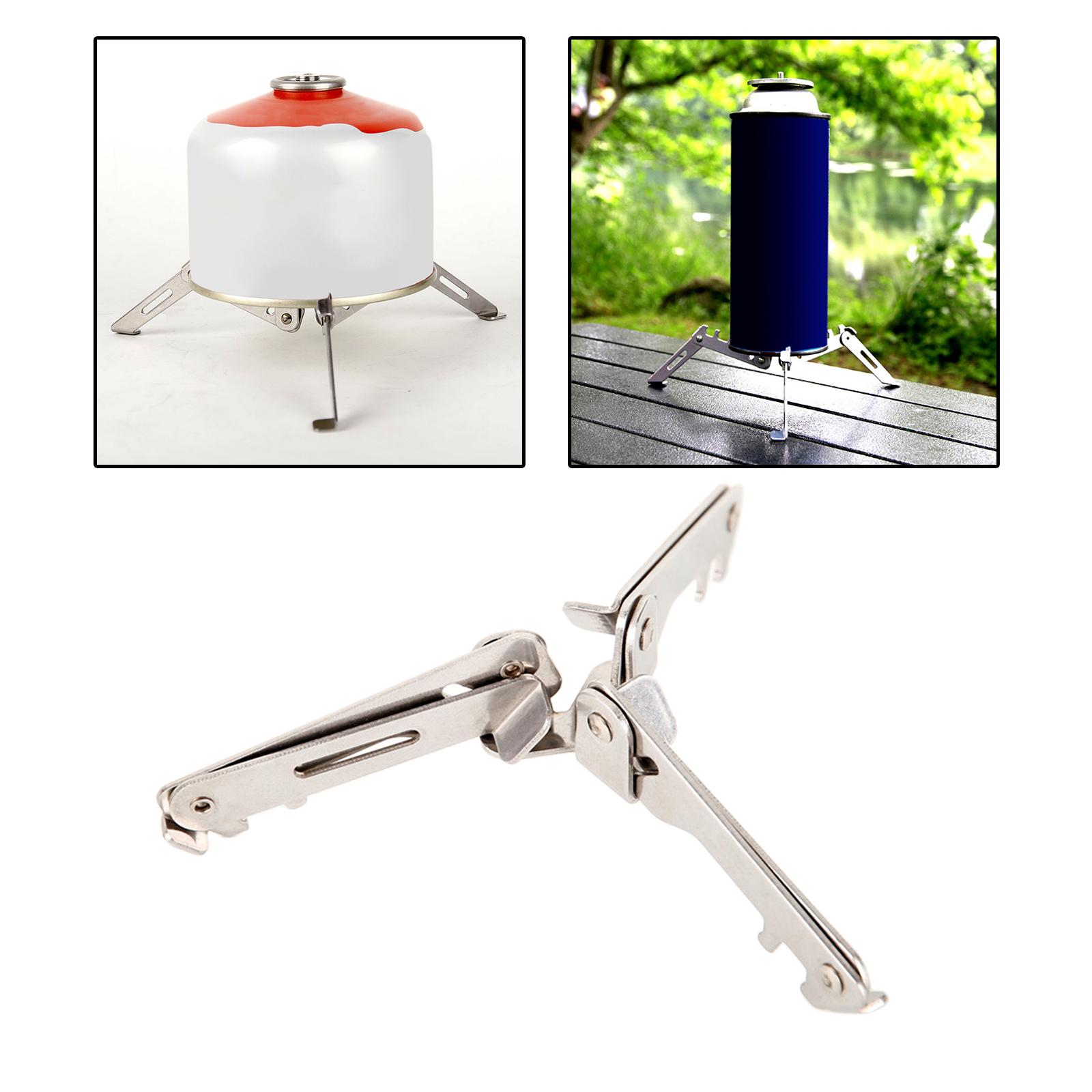 Soporte portátil para bote de  - Camping Cooking Gas Canister reseña y precio